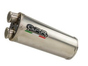 Scarico GPR Benelli Trk 702  2023-2024 Dual Inox silenziatore con raccordo BE.25.1.DUAL.IO