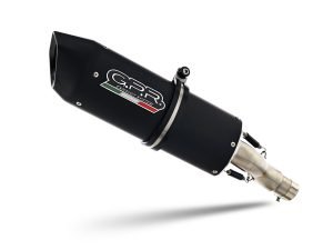 Scarico GPR Benelli Trk 702  2023-2024 Furore Evo4 Nero silenziatore con raccordo BE.25.1.FNE4
