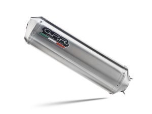Scarico GPR Triumph Tiger 900 GT / Pro / Rally Pro 2024-2025 Satinox silenziatore con raccordo BRK24.T.101.SAT