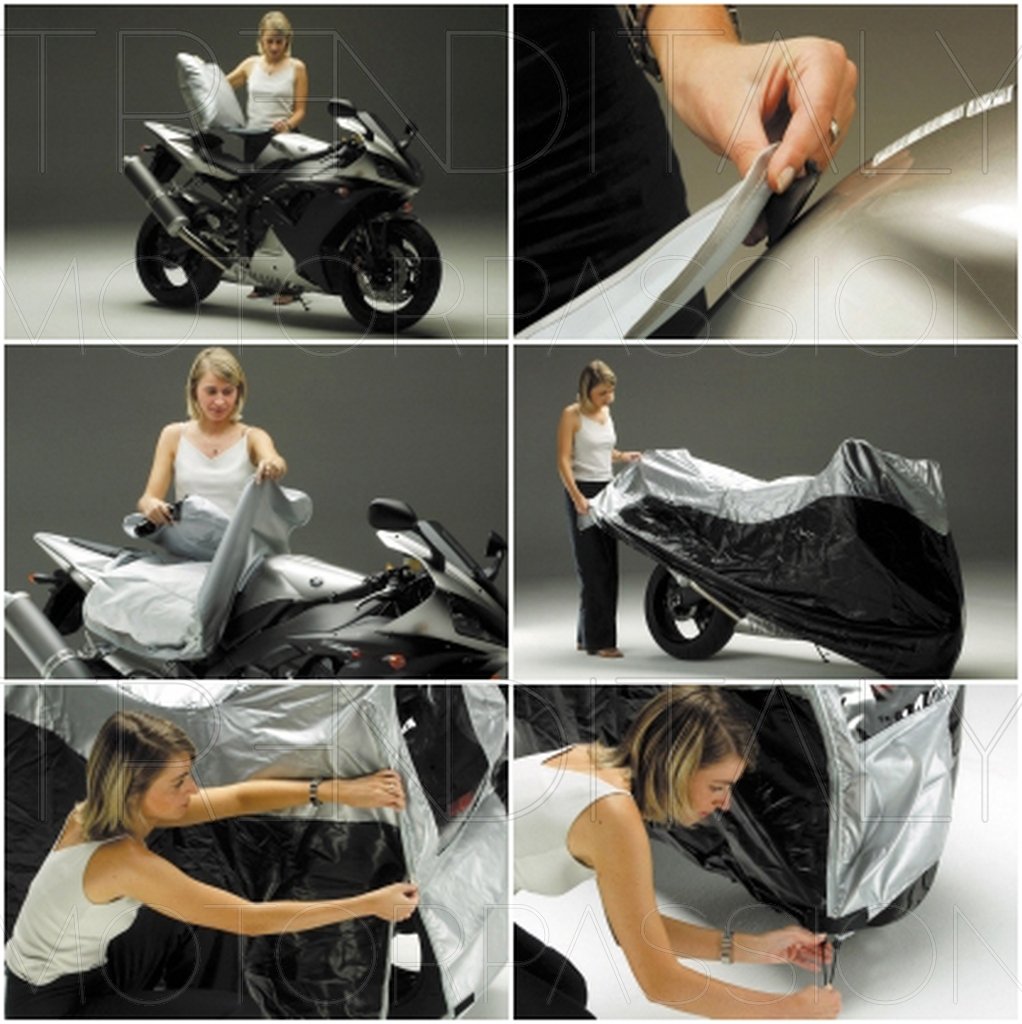 Telo Coprimoto Per Suzuki Burgman 400 - Impermeabile, Anti UV, Antistrappo, Con Borsa Inclusa