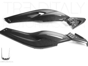 Coppia fianchetti laterali carbonio Yamaha T-MAX 530 TMAX
