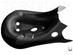 Paracalore scarico sotto-sella carbonio Ducati Panigale