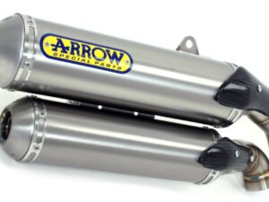 Scarico Arrow Suzuki GSR 600 2006-2011 Round-Sil 71629PR