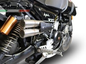 Scarico GPR F.B. Mondial Hps 300 2018-2021 F205 silenziatore con raccordo MD.4.DUP