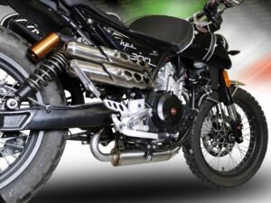 Scarico GPR F.B. Mondial Hps 125 2018-2020 Decatalizzatore collettore elimina catalizzatore MD.3.DEC.RACE