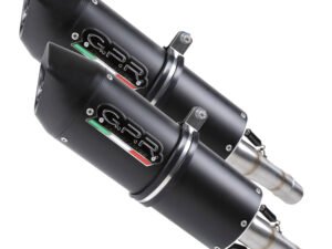 Scarico GPR Kawasaki Kfx 700 2004-2011 Furore Nero linea completa con due terminali CO.ATV.18.FUNE