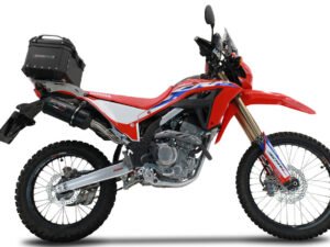 Bauletto posteriore top case Honda CRF 300 Rally Bauletto posteriore top case GPR TECH ALPI-TECH BLACK 26 litri alluminio nero H.10.BA.26.ALP.B