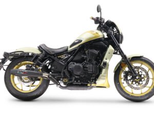 Scarico GPR Honda Cmx 1100 Rebel 2021-2023 Ultracone Nero silenziatore con raccordo H.267.ULTRA.BL