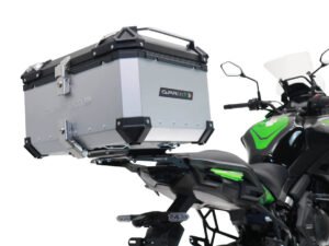 Bauletto posteriore top case Kawasaki Versys 650 Bauletto posteriore top case GPR TECH ALPI-TECH SILVER 35 litri alluminio argento KAWA.12.BA.35.ALP.A