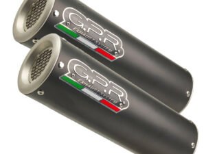Scarico GPR Suzuki Gsx-R 1000 K9 2009-2011 M3 Black Titanium coppia di silenziatori con raccordi S.158.M3.BT
