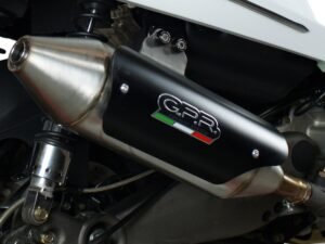 Scarico GPR Kymco Myroad 700 2012-2016 Power Bomb silenziatore con raccordo KYM.6.BOMB