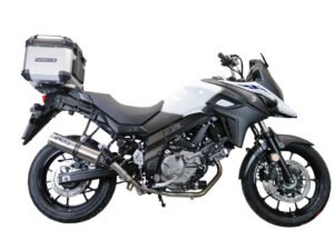 Bauletto posteriore top case Suzuki V-Strom Dl 1000 Bauletto posteriore top case GPR TECH ALPI-TECH BLACK 35 litri alluminio nero S.3.BA.35.ALP.B