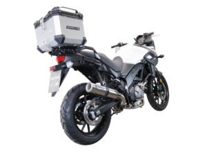 Bauletto posteriore top case Suzuki V-Strom Dl 1000 Bauletto posteriore top case GPR TECH ALPI-TECH BLACK 35 litri alluminio nero S.3.BA.35.ALP.B