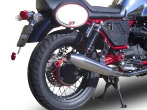 Scarico GPR Moto Guzzi V7 (I – II) Racer 2010-2016 Vintacone coppia di silenziatori con raccordi GU.56.VIC