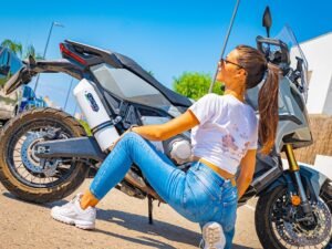 Scarico GPR Honda X-Adv 750 2021-2023 Albus Evo4 silenziatore con raccordo E5.H.262.ALBE5