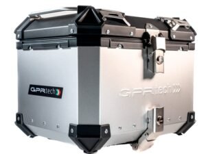 Bauletto posteriore top case Bmw F 850 Gs Bauletto posteriore top case GPR TECH ALPI-TECH SILVER 35 litri alluminio argento BM.20.BA.35.ALP.A