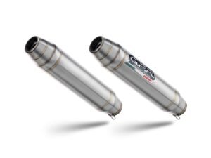 Scarico GPR Suzuki Gw 250 F Inazuma 2012-2017 Deeptone Inox doppio silenziatore con raccordo S.187.DE