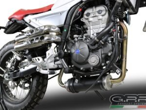 Scarico GPR F.B. Mondial Hps 125 2016-2018 Decatalizzatore collettore elimina catalizzatore MD.2.DEC