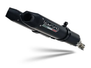 Scarico GPR Aprilia Dorsoduro 750  2008-2016 Furore Nero doppio silenziatore con raccordo A.35.FUNE
