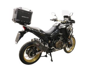 Bauletto posteriore top case Honda Crf 1100 L Africa Twin Bauletto posteriore top case GPR TECH ALPI-TECH BLACK 55 litri alluminio nero H.1.BA.55.ALP.B