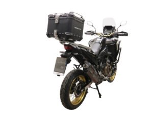 Bauletto posteriore top case Honda Crf 1100 L Africa Twin Bauletto posteriore top case GPR TECH ALPI-TECH SILVER 55 litri alluminio argento H.1.BA.55.ALP.A