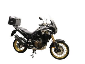 Bauletto posteriore top case Honda Crf 1100 L Africa Twin Bauletto posteriore top case GPR TECH ALPI-TECH BLACK 55 litri alluminio nero H.1.BA.55.ALP.B