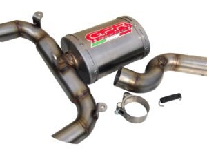 Scarico GPR Suzuki GSR 400 2006-2011 Alluminio Ghost silenziatore con raccordo S.147.AO