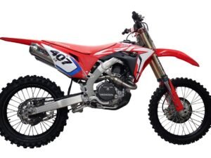 Scarico GPR Honda Crf 450 RWE 2019-2019 Pentacross Full Titanium linea completa con due terminali PNT.MX.1.7.FTT