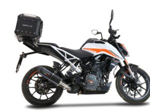 Bauletto posteriore top case Ktm Duke 125 Bauletto posteriore top case GPR TECH ALPI-TECH BLACK 26 litri alluminio nero KT.10.BA.26.ALP.B