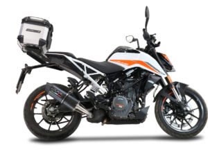 Bauletto posteriore top case Ktm Duke 125 Bauletto posteriore top case GPR TECH ALPI-TECH SILVER 26 litri alluminio argento KT.10.BA.26.ALP.A