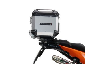 Bauletto posteriore top case Husqvarna Norten 901 Bauletto posteriore top case GPR TECH ALPI-TECH SILVER 35 litri alluminio argento HU.1.BA.35.ALP.A