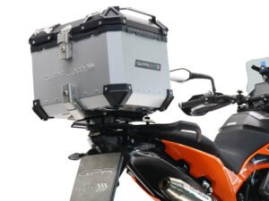 Bauletto posteriore top case Husqvarna Norten 901 Bauletto posteriore top case GPR TECH ALPI-TECH SILVER 35 litri alluminio argento HU.1.BA.35.ALP.A