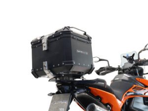 Bauletto posteriore top case Husqvarna Norten 901 Bauletto posteriore top case GPR TECH ALPI-TECH BLACK 35 litri alluminio nero HU.1.BA.35.ALP.B