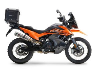 Bauletto posteriore top case Husqvarna Norten 901 Bauletto posteriore top case GPR TECH ALPI-TECH BLACK 35 litri alluminio nero HU.1.BA.35.ALP.B