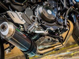 Scarico GPR Kawasaki Z 650 RS 2021-2023 Satinox Poppy  linea completa E5.CO.K.161.2.CAT.SAPO