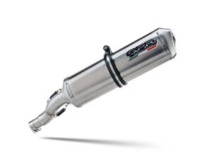 Scarico GPR Voge Valico 650 Dsx 2021-2023 Satinox  silenziatore con raccordo E5.VO.3.CAT.SAT
