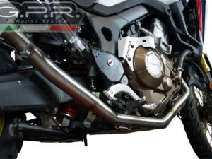 Scarico GPR Honda Crf 1000 L Africa Twin 2018-2020 Decatalizzatore collettore elimina catalizzatore H.227.1.DEC