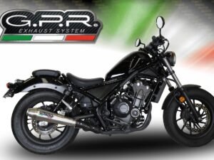 Scarico GPR Honda Cmx 500 Rebel 2021-2023 Ultracone silenziatore con raccordo E5.H.265.ULTRA