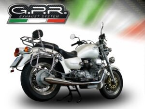Scarico GPR Moto Guzzi California 1100 Special/Stone/Sport/Ev/Alu 1997-2002 Vintacone coppia di silenziatori con raccordi GU.58.VIC