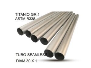 Scarico GPR Cafè Racer Cafè Racer 0 Tubo titanio seamless D. 30mm X 1mm L.1000mm  TU.T.1