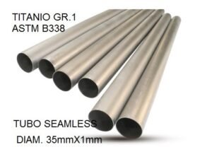 Scarico GPR Cafè Racer Cafè Racer 0 Tubo titanio seamless D. 35mm X 1mm L.1000mm  TU.T.2