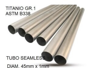 Scarico GPR Cafè Racer Cafè Racer 0 Tubo titanio seamless D. 45mm X 1mm L.1000mm  TU.T.3