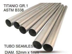 Scarico GPR Cafè Racer Cafè Racer 0 Tubo titanio seamless D. 52mm X 1mm L.1000mm  TU.T.4