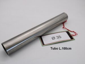 Scarico GPR Cafè Racer Cafè Racer 0 Tubo inox D. 35mm X 1mm L.1000mm  ES.201