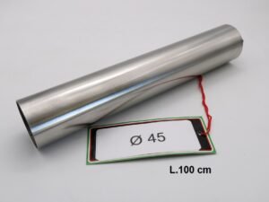 Scarico GPR Cafè Racer Cafè Racer 0 Tubo inox D. 45mm X 1mm L.1000mm  ES.202
