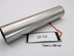 Scarico GPR Cafè Racer Cafè Racer 0 Tubo inox D. 52mm X 1mm L.1000mm  ES.203