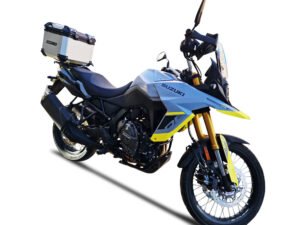 Bauletto posteriore top case Suzuki V-Strom 800DE Bauletto posteriore top case GPR TECH ALPI-TECH SILVER 35 litri alluminio argento S.7.BA.35.ALP.A