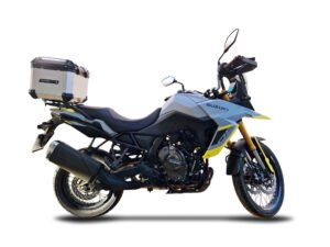 Bauletto posteriore top case Suzuki V-Strom 800DE Bauletto posteriore top case GPR TECH ALPI-TECH SILVER 35 litri alluminio argento S.7.BA.35.ALP.A