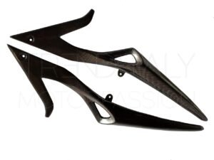 Fianchetti laterali sottosella carbonio Triumph Speed Triple 1050 2005-2007