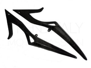 Fianchetti laterali sottosella carbonio Triumph Speed Triple 1050 2005-2007